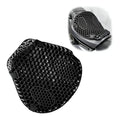 Cojín de gel para moto con estructura de panal y correas elásticas